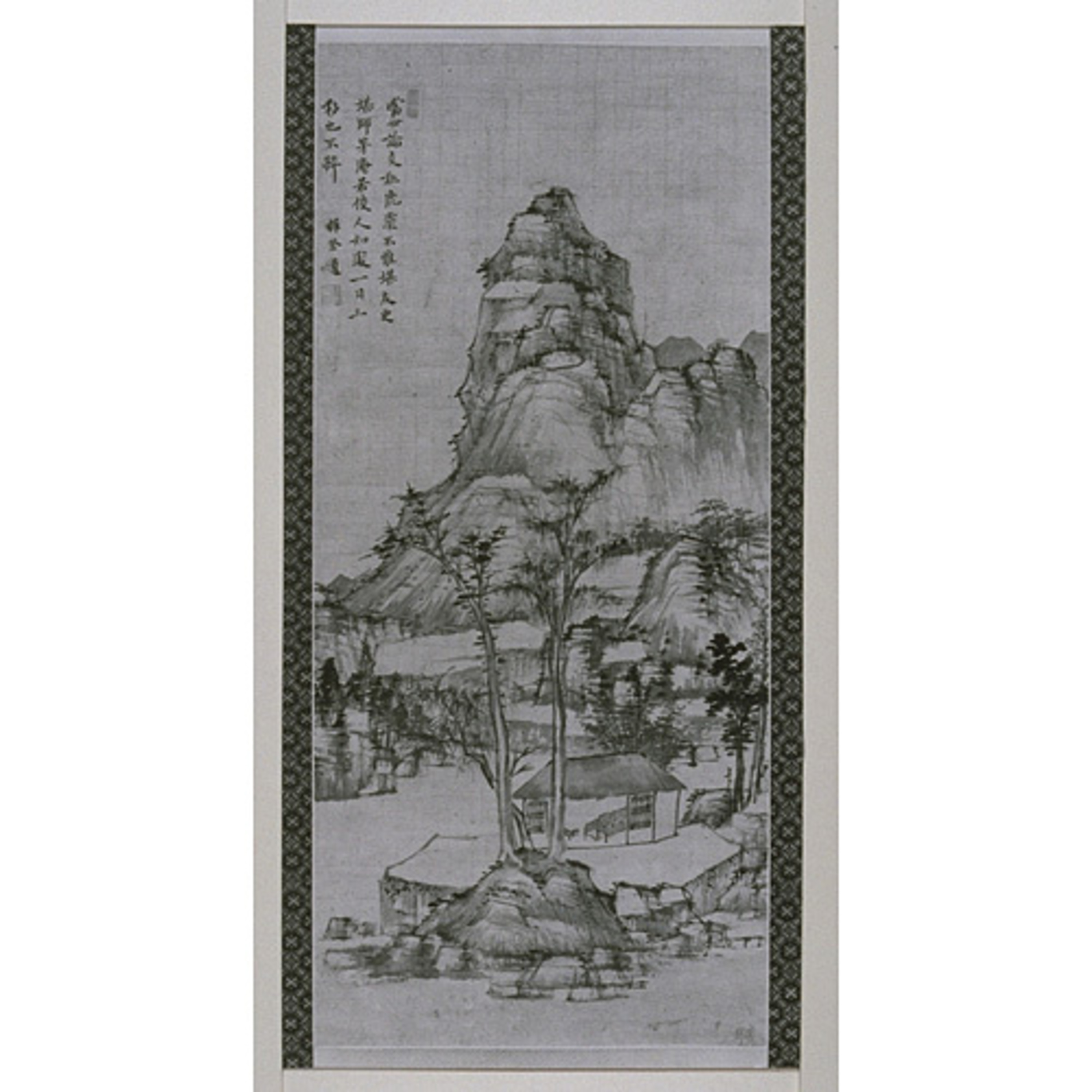 仿倪瓉山水図 画像