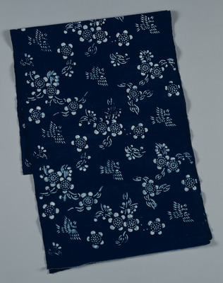 Printed Indigo Cloth from Shandong Province (China) Image