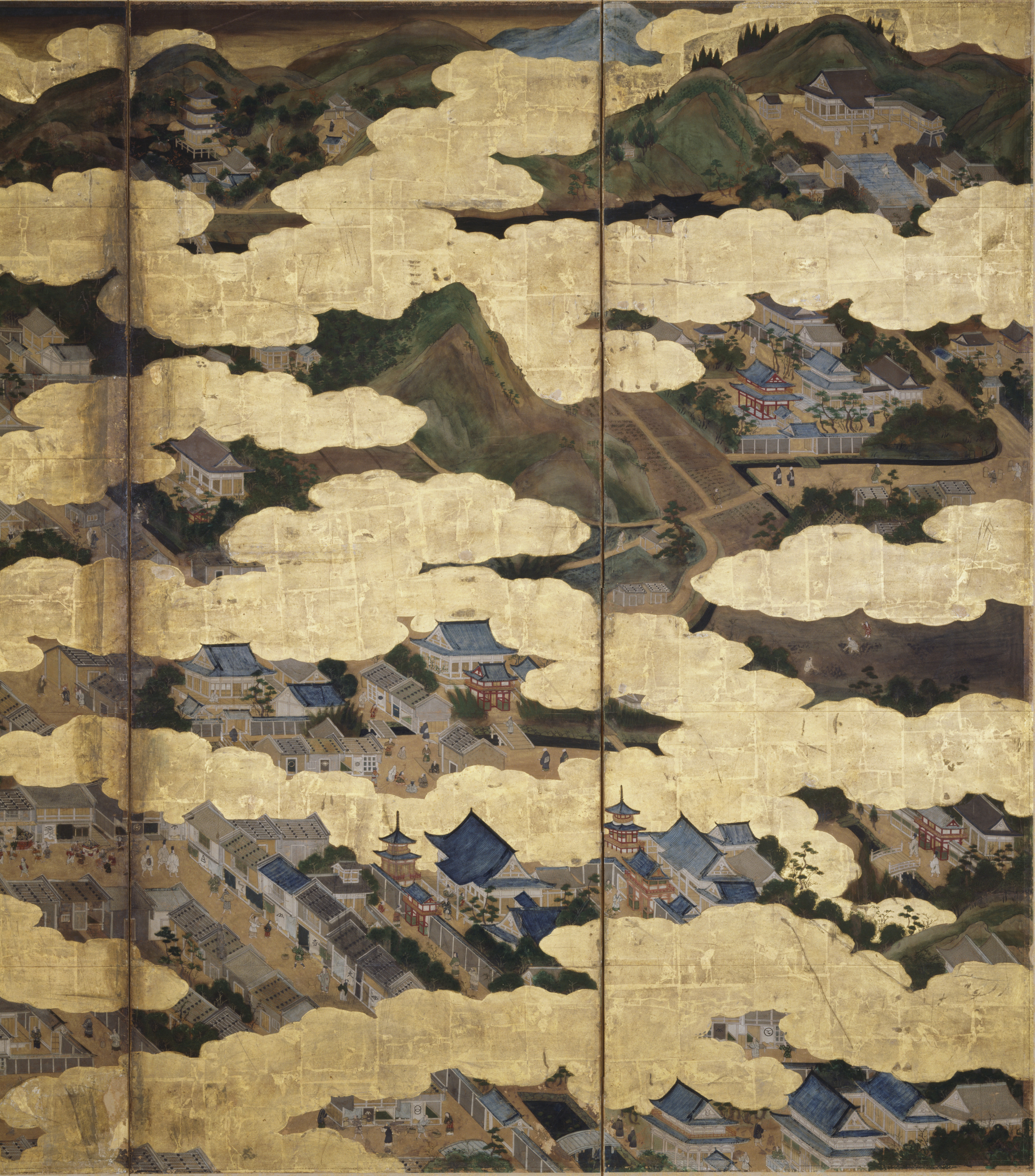 洛中洛外図屏風 - 京都国立博物館 館蔵品データベース