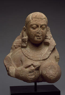 Bust of a Yakshi Image