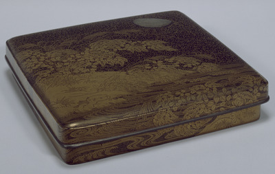 Inkstone Case with Autumn Grasses in Makie Image