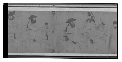 Seven Sages Crossing a Checkpoint Image