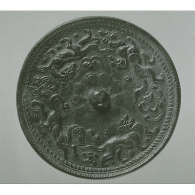 Mirror with Auspicious Animals Image