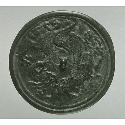 Mirror with Coiled Dragon Image