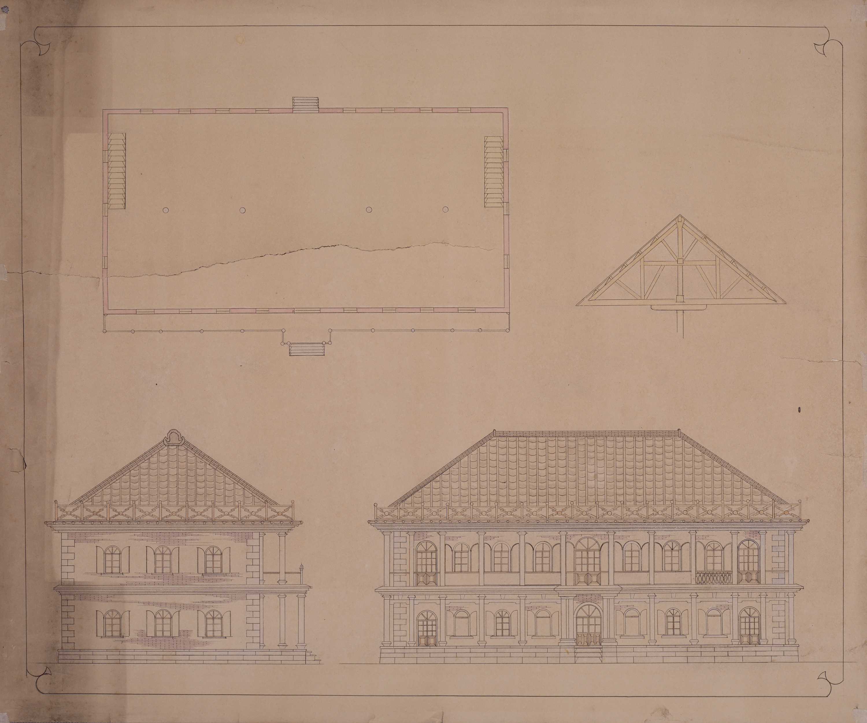 博物館建築位置図 画像