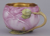 Rose-shaped Coffee Cup in Overglaze Enamels (Meissen Ware) Image