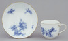 Coffee Cup with Flowers in Underglaze Blue (Meissen Ware) Image