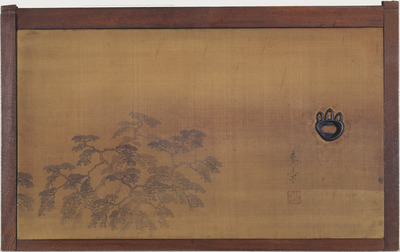 山水図小襖 画像