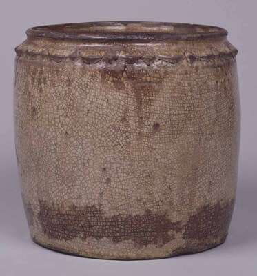 Fresh Water Container with Lotus Petals in Ash Glaze Image