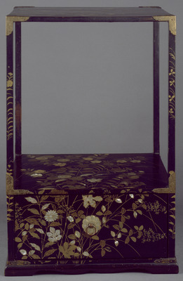 Shelf with Autumn Grasses in Makie and Mother-of-Pearl Inlay Image