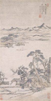 River Villages, Far and Near, After Zhao Lingrang Image