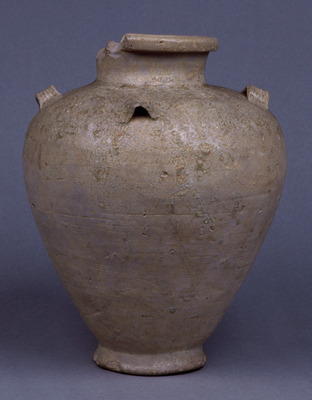 Ash-glazed Jar with Four Lugs Image