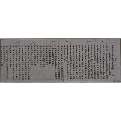 Bussetsu Kanjo Shichimannisen Shinnogo Bikujojukyo (Sutra Offered by Ashikaga Takauji) Image