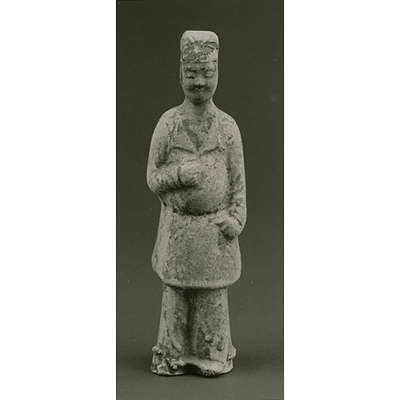 Civilian Figurine in Painted Earthenware Image