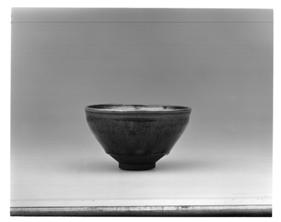 Jian Hare's Fur Tenmoku Tea Bowl in Black Glaze Image