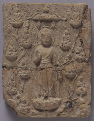 Votive Buddhist Tiles Image