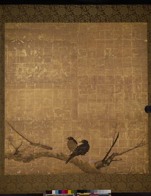 Ravens and Plum Tree Image