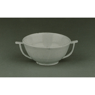 Porcelain Cup with Handles Image