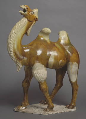 Camel Figurine in Three-color Glaze Image