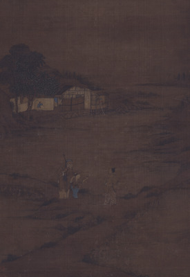 Agricultural Scene of the First Rice Planting Image