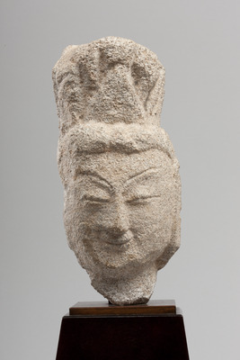 Head of a Bodhisattva Image