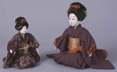 人形類 三ッ折人形 画像