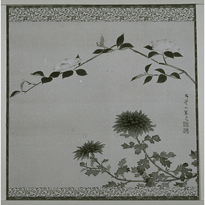 山茶花図 画像