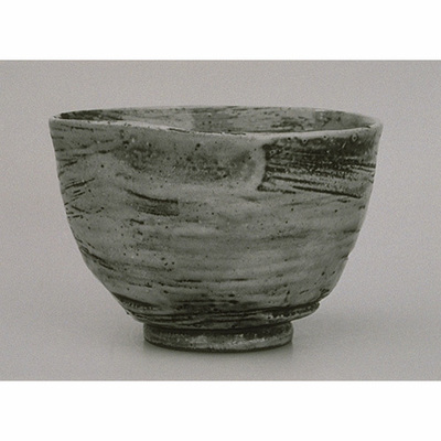 Uji Asahi Tea Bowl with Hakeme Brushmark Image