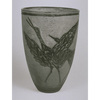 Vase with Birds in Underglaze Iron Brown Image