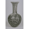 Vase with Goose Grass in Underglaze Iron Brown and Gold and Silver Image