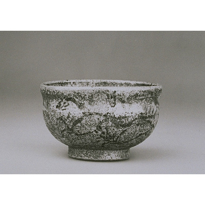 Tea Bowl with Running Horses in Underglaze Iron Brown (Soma Ware) Image