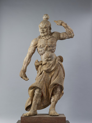 Standing Guardian Deities (Kongō Rikishi) Image