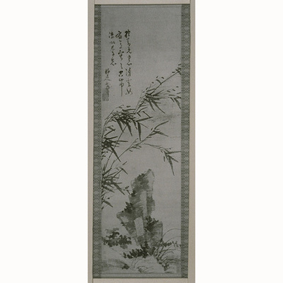 Bamboo and Rock Image