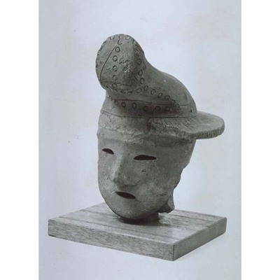 Head of Haniwa Male Figurine Image