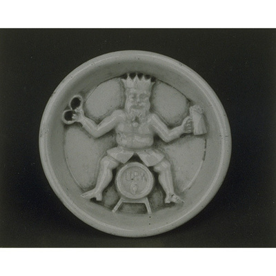 Small Dish with Bacchus in Relief Image