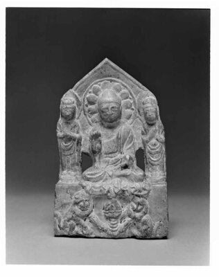 Buddhist Triad Image