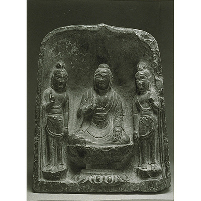 Buddhist Triad Image