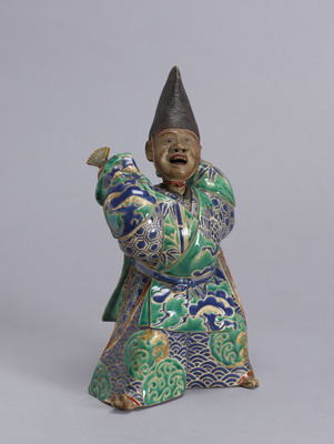 Incense Burner in the Shape of a Sanbasō Dancer Image