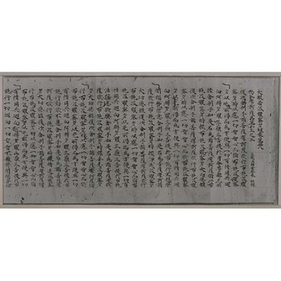 Daihannyaharamittakyo (Mahaprajnaparamita Sutra) Copied by the Priest Choon Image