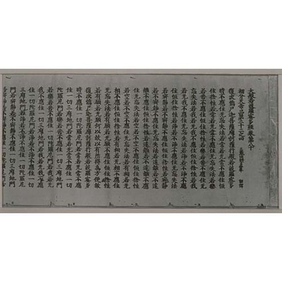 Daihannyaharamittakyo (Mahaprajnaparamita Sutra), Volumes 18 and 80 Image