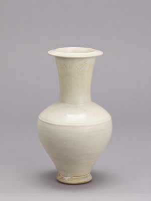 Long-Necked Ovoid Vase with Flaring Mouth Cizhou ware Image