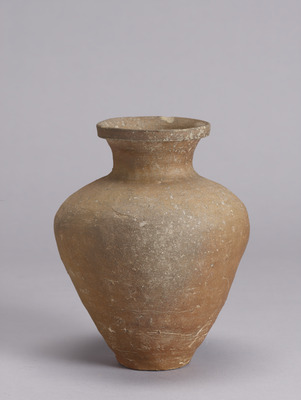 Jar Possibly Tokoname ware; stoneware Supposedly excavated from Zenkō-ji Temple Image