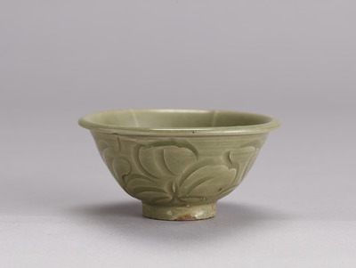 Bowl with Peony Design Yaozhou ware Image