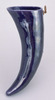 Horn-shaped Vase in Purple Cochin-China Glaze (Eiraku Zengoro Ceramic Ware from the Konoike Family) Image