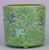 Hibachi Brazier in Green Cochin-China Glaze with Pines and Arabesques (Eiraku Zengoro Ceramic Ware from the Konoike Family) Image