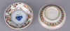 Small Dishes with Flowering Plants and Butterflies in Polychrome Overglaze Enamels and Underglaze Blue (Eiraku Zengoro Ceramic Ware from the Konoike Family) Image