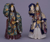 Figurines Performing the Noh Play "Tsuru Kame" (Crane and Tortoise) in Polychrome Overglaze Enamels (Eiraku Zengoro Ceramic Ware from the Konoike Family) Image