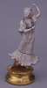 Dancing Female Figure in White and Gold (Eiraku Zengoro Ceramic Ware from the Konoike Family) Image