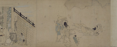 Reduced-size Copy of Kishitsu Emaki (Hand Scroll of Strange Diseases) Image