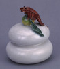 Ornamental New Year's Rice Cakes in White Cochin-China Glaze (Eiraku Zengoro Ceramic Ware from the Konoike Family) Image